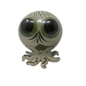 1970s Ken Edwards El Palomar Tonala Mexico Octopus Pottery 7”H, Used